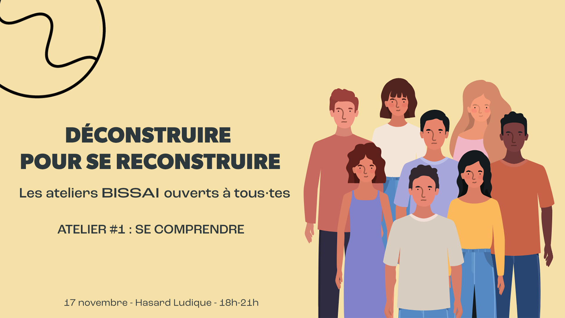 Visuels ateliers On est là un podcast dédié aux femmes ayant grandi en cité