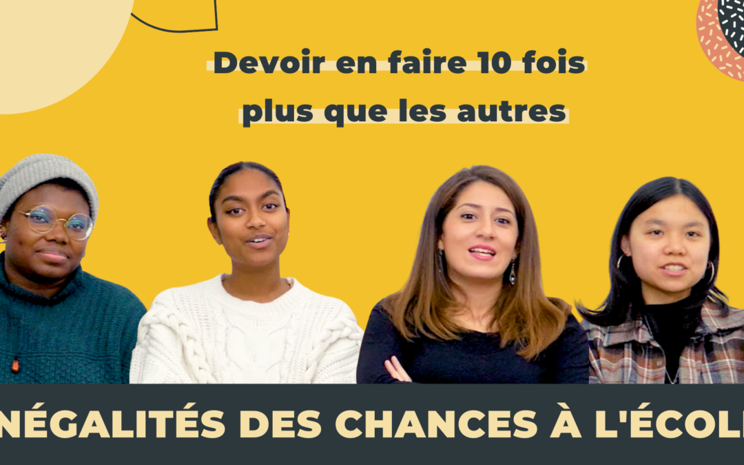 INÉGALITÉS DES CHANCES À L’ÉCOLE